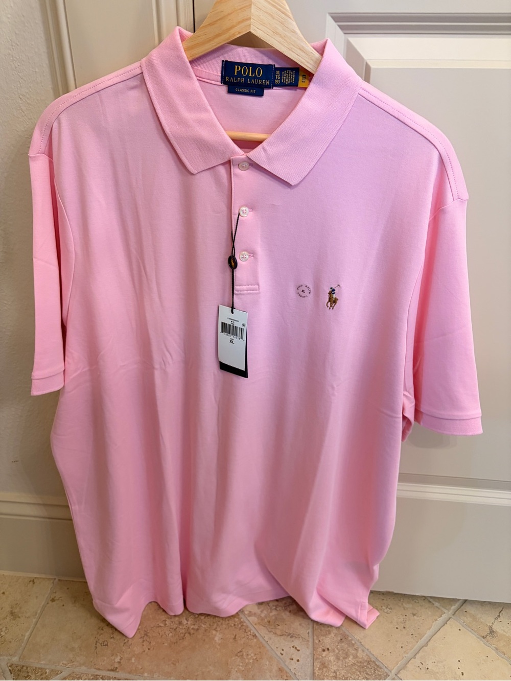 Polo by Ralph Lauren Light Pink Short-Sleeve Polo Shirt NWT